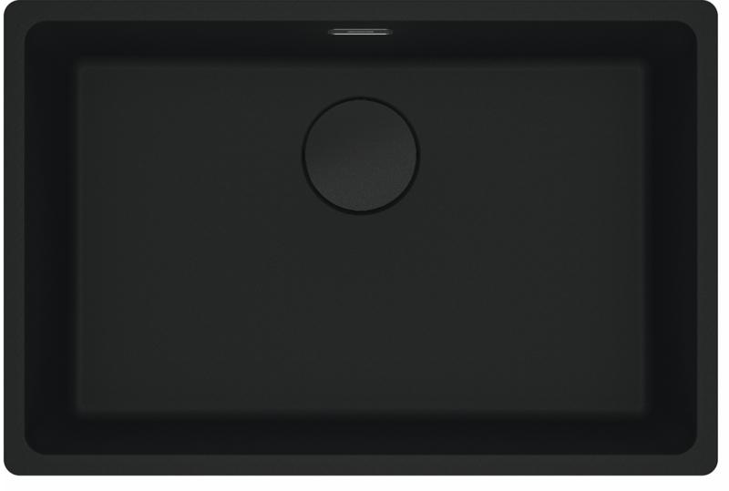 Franke Maris MRG 110-62 Fragranite czarna edycja matowy zlew podblatowy