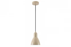 Decor Etore beżowa lampa wisząca czarny przewód 2089
