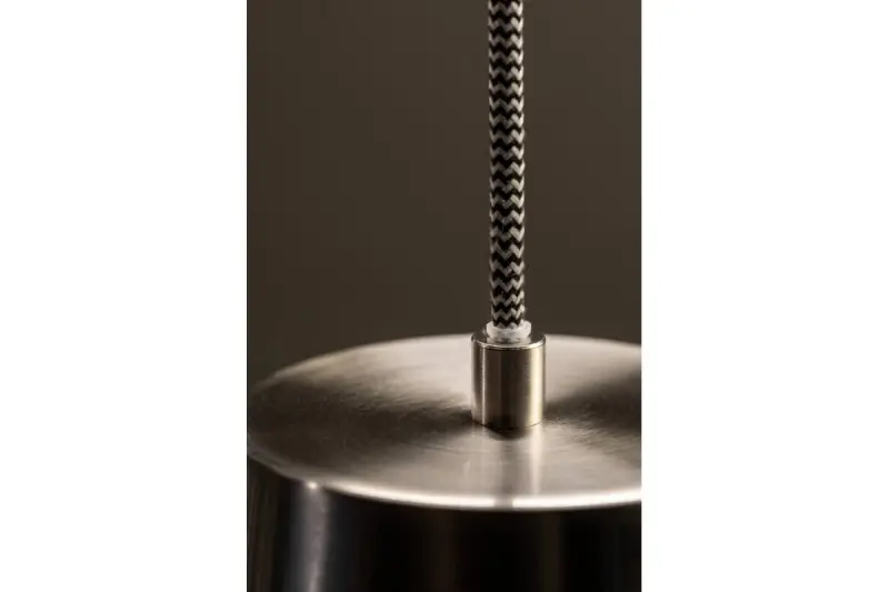 Decor Artemia biała lampa wisząca z industrialnym wykończeniem, średnica 34,5 cm, model 2508