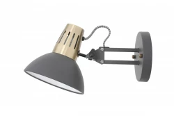 Decoreer Artemia elegante antraciet wandlamp met metalen arm 16,5 cm doorsnee 2195.

Wandlamp "Decor Artemia" in antraciet, elegant ontwerp met metalen arm, diameter 16,5 cm, modelnummer 2195