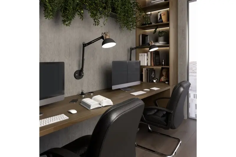 Decor Artemia czarna kinkiet z metalowym ramieniem i białym wnętrzem, średnica 16,5 cm 2270