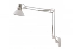 Decor Artemia biała kinkiet z metalowym ramieniem i białym wnętrzem, średnica 16,5 cm 2249