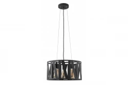 Zwarte hanglamp Decor Melody met maximaal 3 lichtbronnen, diameter 39,5 cm 2638