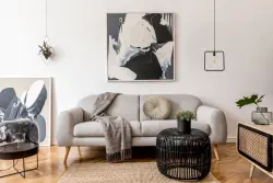 Decor Lija czarna jednopunktowa kwadratowa lampa wisząca 2614