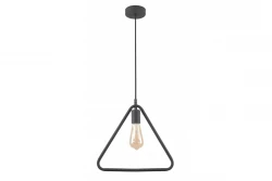 Dekor Gija czarna jednopunktowa trójkątna lampa wisząca 2621