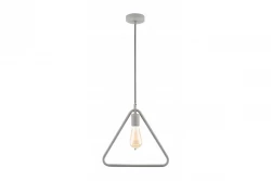 Decor Gija szara jednopunktowa trójkątna lampa wisząca 2751