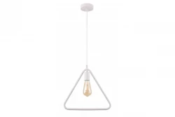 Decor Gija biała jednopunktowa trójkątna lampa wisząca 2812