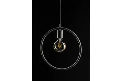 Dekor Fija czarna okrągła jednopunktowa lampa wisząca 2805