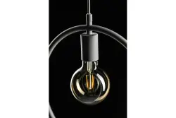 Decor Fija szara okrągła jednopunktowa lampa wisząca 2935