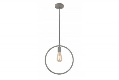 Decor Fija szara okrągła jednopunktowa lampa wisząca 2935