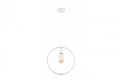 Decoreer Fija witte ronde eenpunts hanglamp 2898