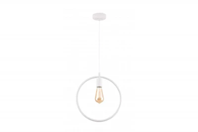 Decoreer Fija witte ronde eenpunts hanglamp 2898