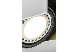 Decor Verso czarno-biała lampa sufitowa z ruchomą głowicą, 1 źródło światła 4236