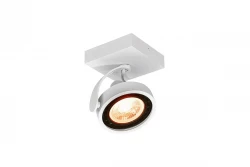 Decor Wally lampa sufitowa lub ścienna biała z ruchomą głowicą 1 źródło światła 4342