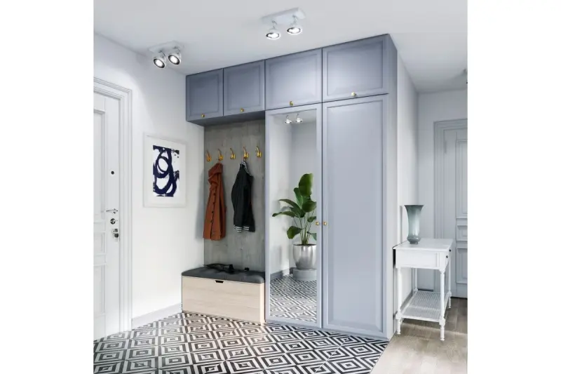 Decoreer Wally plafondlamp of wandlamp wit met verstelbare kop, 2 lichtbronnen, model 4373