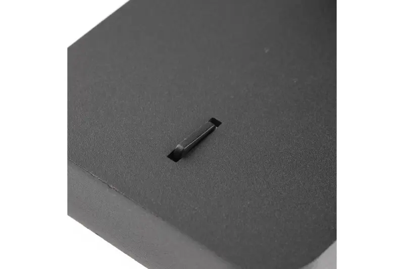 Decor Elli nowoczesna czarna kinkiet z włącznikiem i 1 źródłem światła 4533