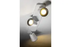 Elli Decor nowoczesna biała lampa sufitowa z 3 źródłami światła 4502