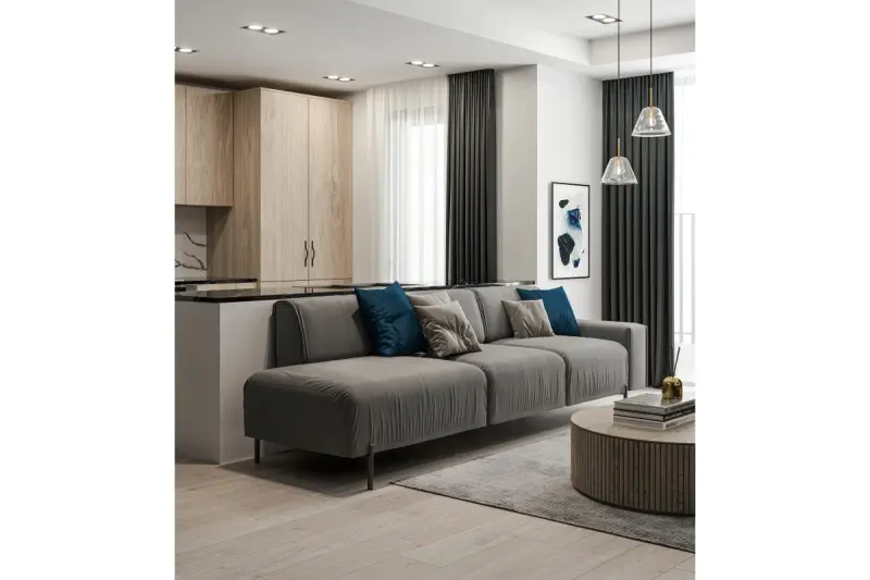 Decor Milo czarna bezramkowa lampa sufitowa wpuszczana z 2 źródłami światła 4755