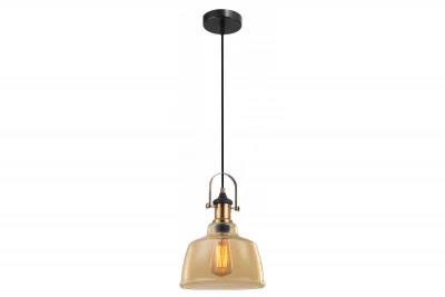 Lampa wisząca Decor Muscari II w kolorze bursztynowym w metalicznym wykończeniu z oprawką mosiężną 3565