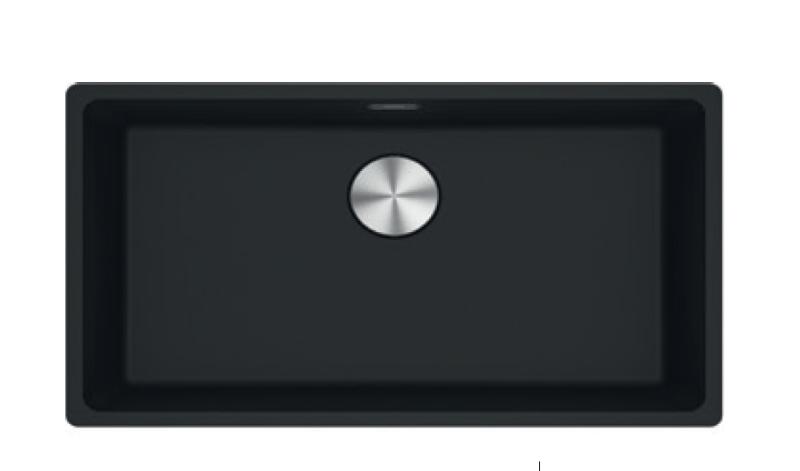 Franke Maris MRG 110-72 Fragranite Matt czarny zlew podblatowy