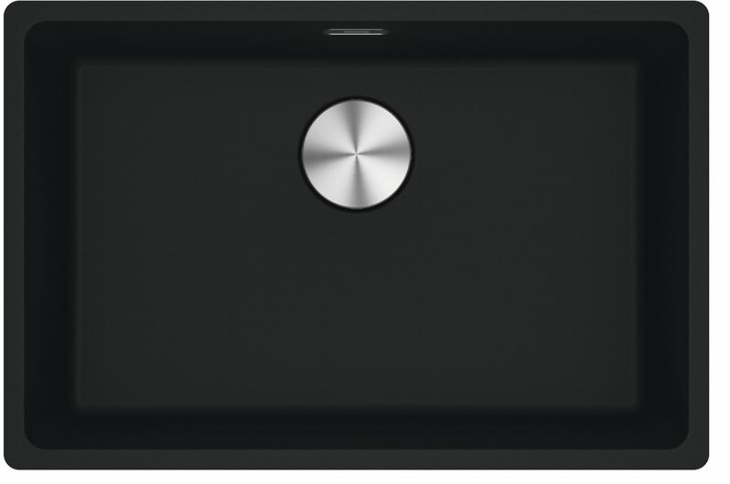 Franke Maris MRG 210-62 Fragranite matowy czarny zlewozmywak do zabudowy płaskiej