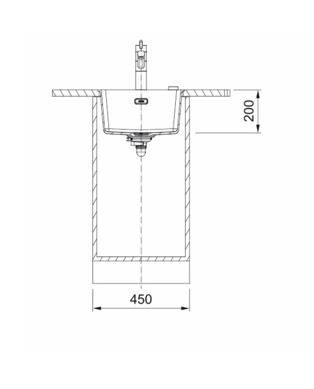 Franke Maris MRG 210-37 Fragranite matowy czarny zlewozmywak montowany płasko