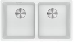 Franke Maris MRG 220-35-35 Fragranite Polar white podwójny zlew do montażu płaskiego