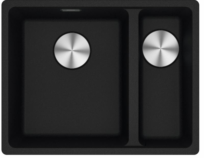 Franke Maris MRG 260-34-15 Fragranite Matt black zlew Lewy zlew montażowy na płasko
