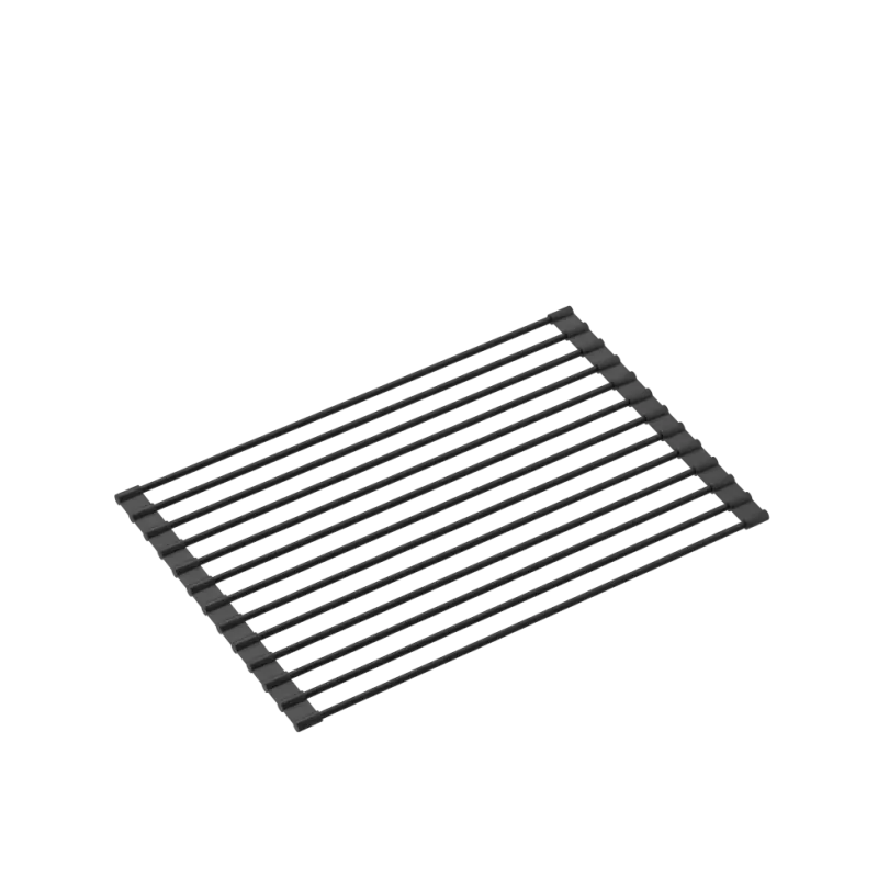 Quadri Kendal czarny granitowy zlewozmywak 60x44 z ociekaczem, kranem i dozownikiem płynu 1208957889