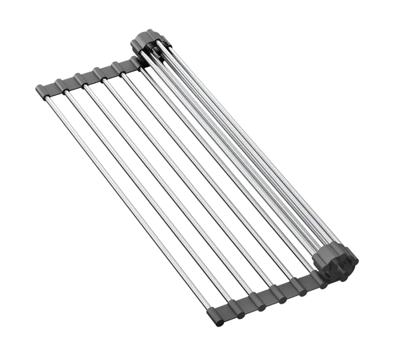 Quadri Durham biały granitowy zlewozmywak 595x500 z dozownikiem do mydła, deską do krojenia, matą do rolowania, wkładką do zlewu i matą do rolowania 1208957903