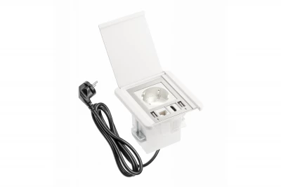 Indux Flip mat wit randaarde inbouw Stopcontact met 2xUSB A, 1xRJ45 en HDMI aansluiting 1208957919

Przełącznik Indux Flip matowy biały z uziemieniem do zabudowy z 2xUSB A, 1xRJ45 i złączem H