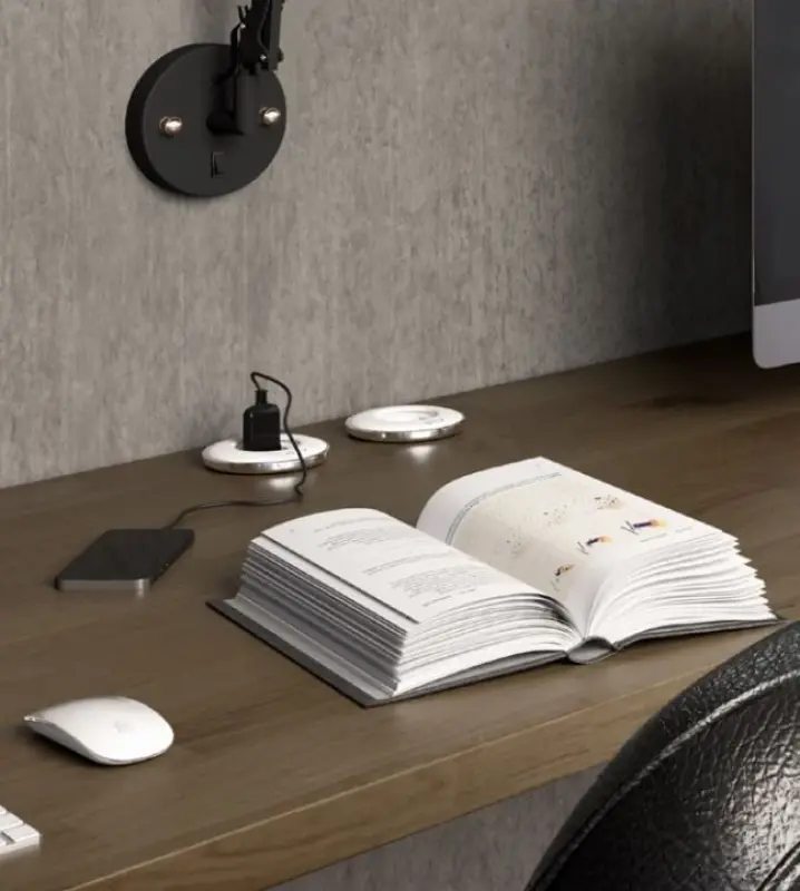 Indux Cover wbudowane gniazdo z uziemieniem matowe białe z zamykaną pokrywą 1208957927