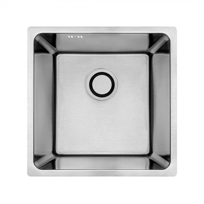 Aquadesign R25 zlewozmywak nablatowy, podblatowy i wpuszczany ze stali nierdzewnej 40 x 40 cm 1208958206