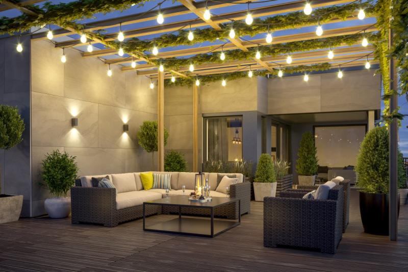 Sznur dekoracyjny do ogrodu 10m AC220-240V 50-60Hz 10xE27 2x0,75mm 1208958646