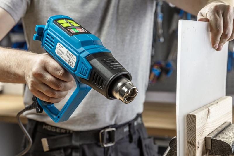 Hoegert LCD Cyfrowy Pistolet Gorącego Powietrza 2000W 1208960197