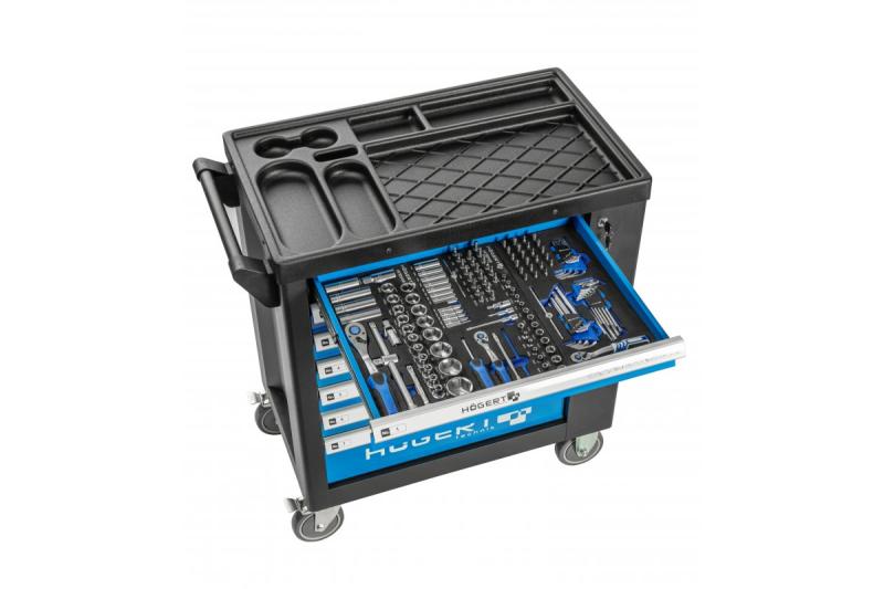 Hoegert szafka na narzędzia z 7 szufladami i bocznymi drzwiami z akcesoriami 544 sztuki. 1208962010