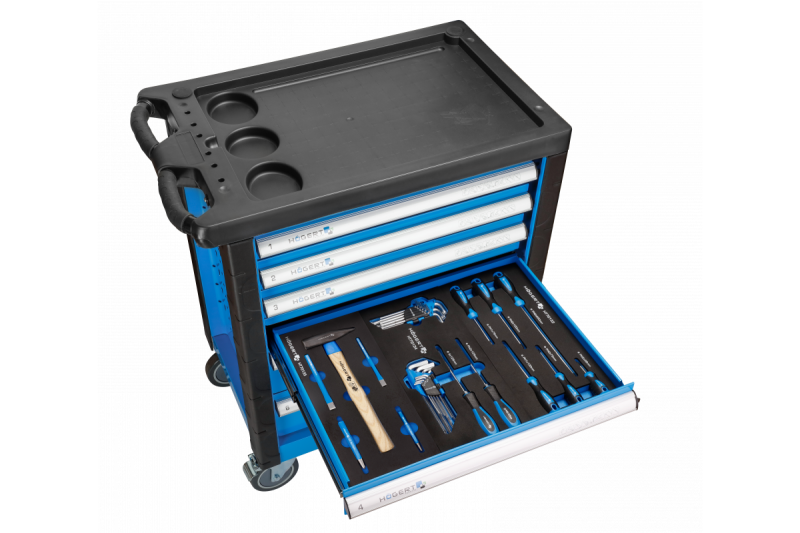 Hoegert Skrzynka na narzędzia 171 sztuk 1208962011