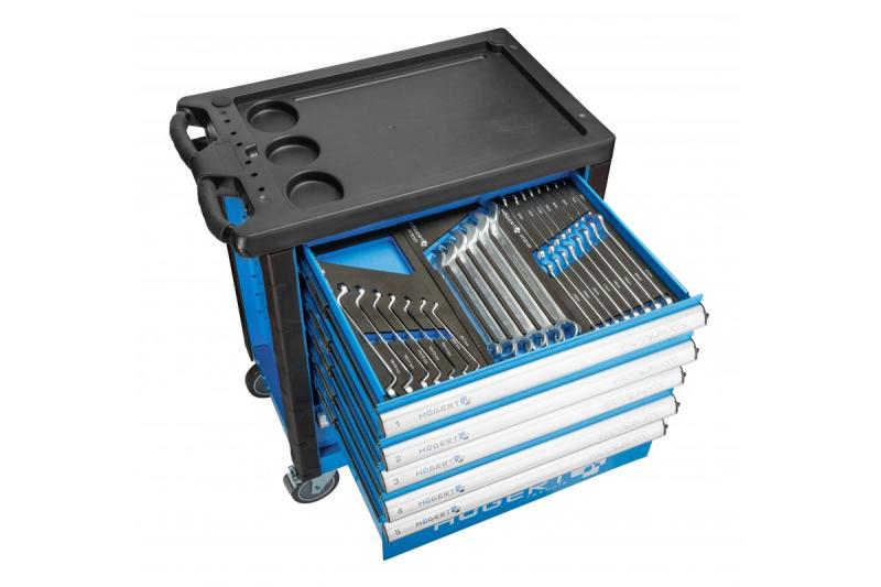 Hoegert Skrzynka na narzędzia 214 sztuk 1208962013