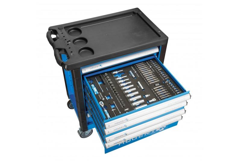 Hoegert Skrzynka na narzędzia 214 sztuk 1208962013