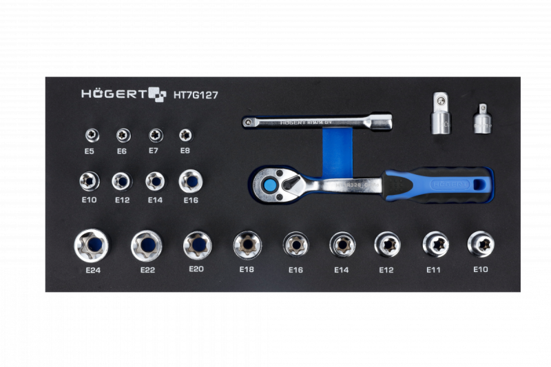 Zestaw gniazd Hoegert z rękojeścią trzpieniową 1208962037