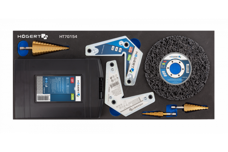 Hoegert Zestaw wierteł do metalu 53 sztuki. 1208962061