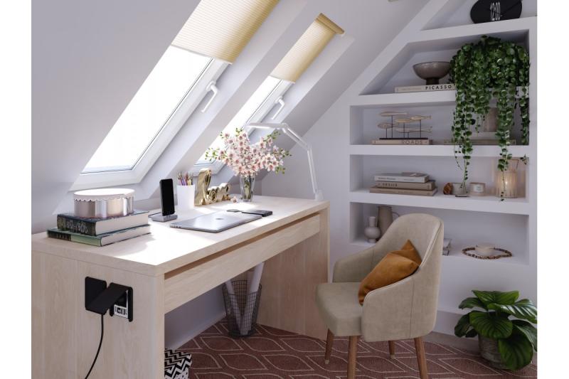 Dekoracyjna lampa biurkowa Architecto 8W 600lm.AC220-240V 4000K PF>0.5 3-stopniowe ściemnianie RA>80 Biała 1208962477