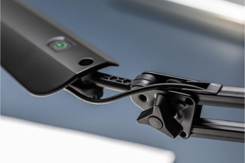 Dekoracyjna lampa biurkowa Architecto 8W 600lm.AC220-240V 4000K PF>0 5 3-stopniowe ściemnianie RA>80 Czarna 1208962478