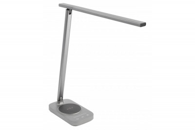 Lampa biurkowa Decor Bressi 8W 450lm AC220-240V 3-CCT Bezprzewodowe ładowanie USB PF>0,5 RA>80 Szary 1208962480