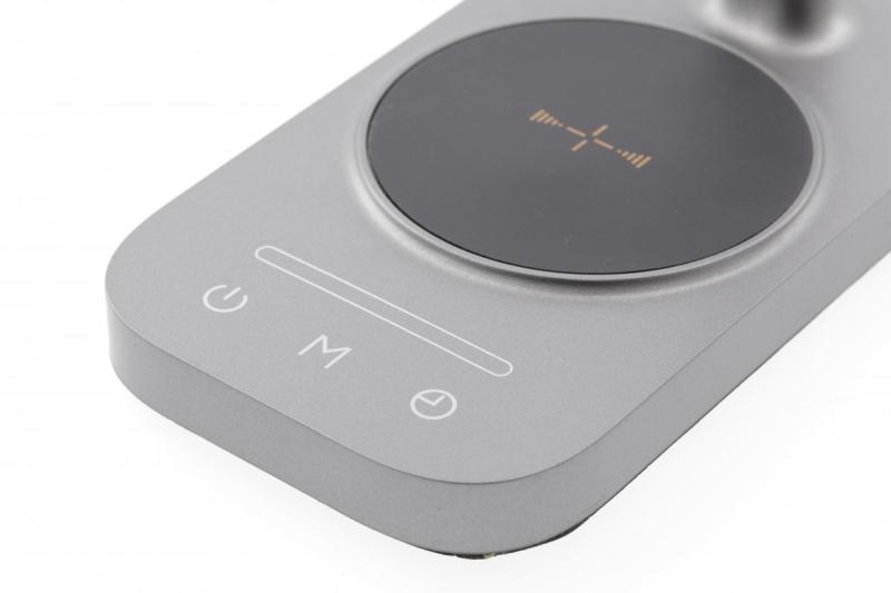 Lampa biurkowa Decor Bressi 8W 450lm AC220-240V 3-CCT Bezprzewodowe ładowanie USB PF>0,5 RA>80 Szary 1208962480