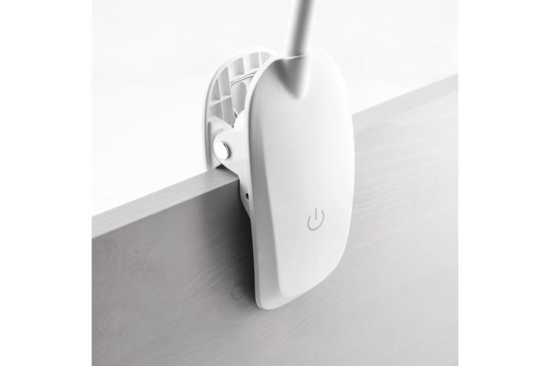 Dekoracyjna lampa biurkowa FROGY 5W 300lm. AC220-240V 4000K bateria 1200mAh Ra>80 ściemnialna biała. 1208962482