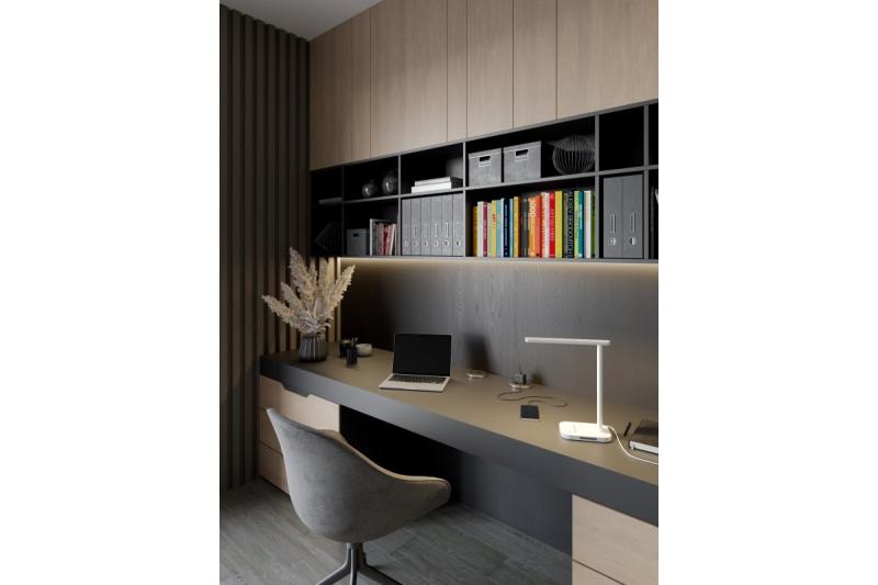 Lampa biurkowa Gale 8 W 550 lm AC220-240 V 5-CCT 10-stopniowa regulacja jasności PF>0 5 RA>80 biała 1208962486