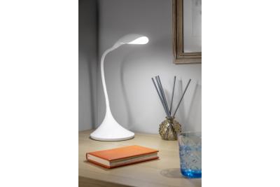Dekoracyjna lampa biurkowa Halley 8 W 500 lm. AC220-240V 4000K PF>0,5 3-stopniowe ściemnianie PF>0,5 RA>80 biała. 1208962488