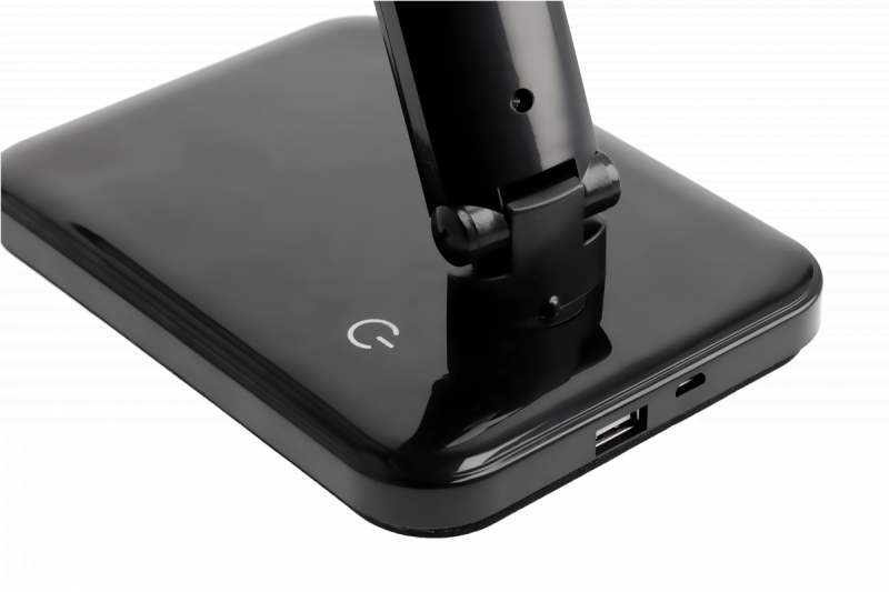 Dekoracyjna lampa biurkowa LED HIKARI 6W 400lm AC220-240V 50/60Hz CCT czarna 1208962495