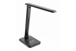 Decor IZUKA LED lampka biurkowa 6W 400lm AC220-240V 50/60Hz CCT ładowarka indukcyjna czarna. 1208962497